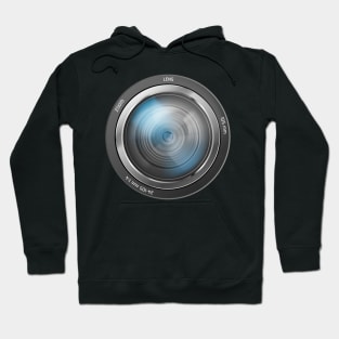 Camera Lens Design Hoodie